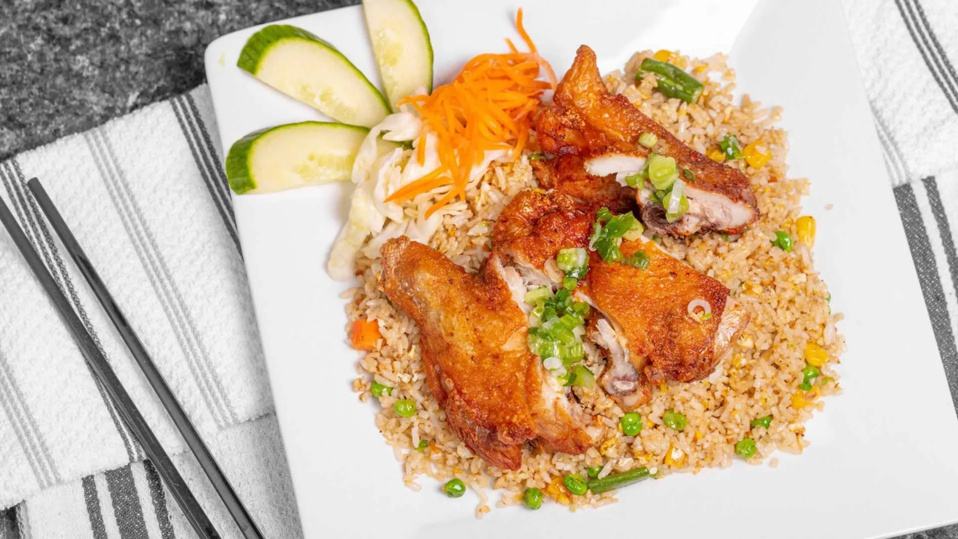 Pho Binh Minh Vietnamese restaurant interior on Sargent Avenue in Winnipeg